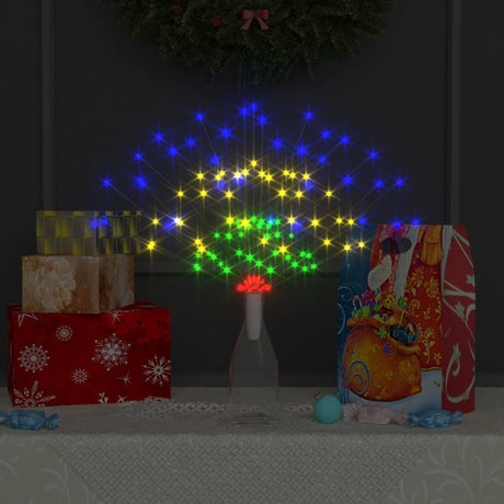 Vidaxl Weihnachtsbeleuchtungsfeuerwerk 140 LEDs außerhalb von 20 cm Multi -Colored