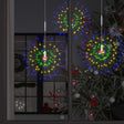 Vidaxl 2 st kerstverlichting vuurwerk 280 led's 20 cm meerkleurig