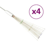 Vidaxl 4 st kerstverlichting vuurwerk 560 led's 20 cm meerkleurig