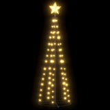 Vidaxl KegelKERSTBOOM 70 Warm -White LEDs 50x120 cm