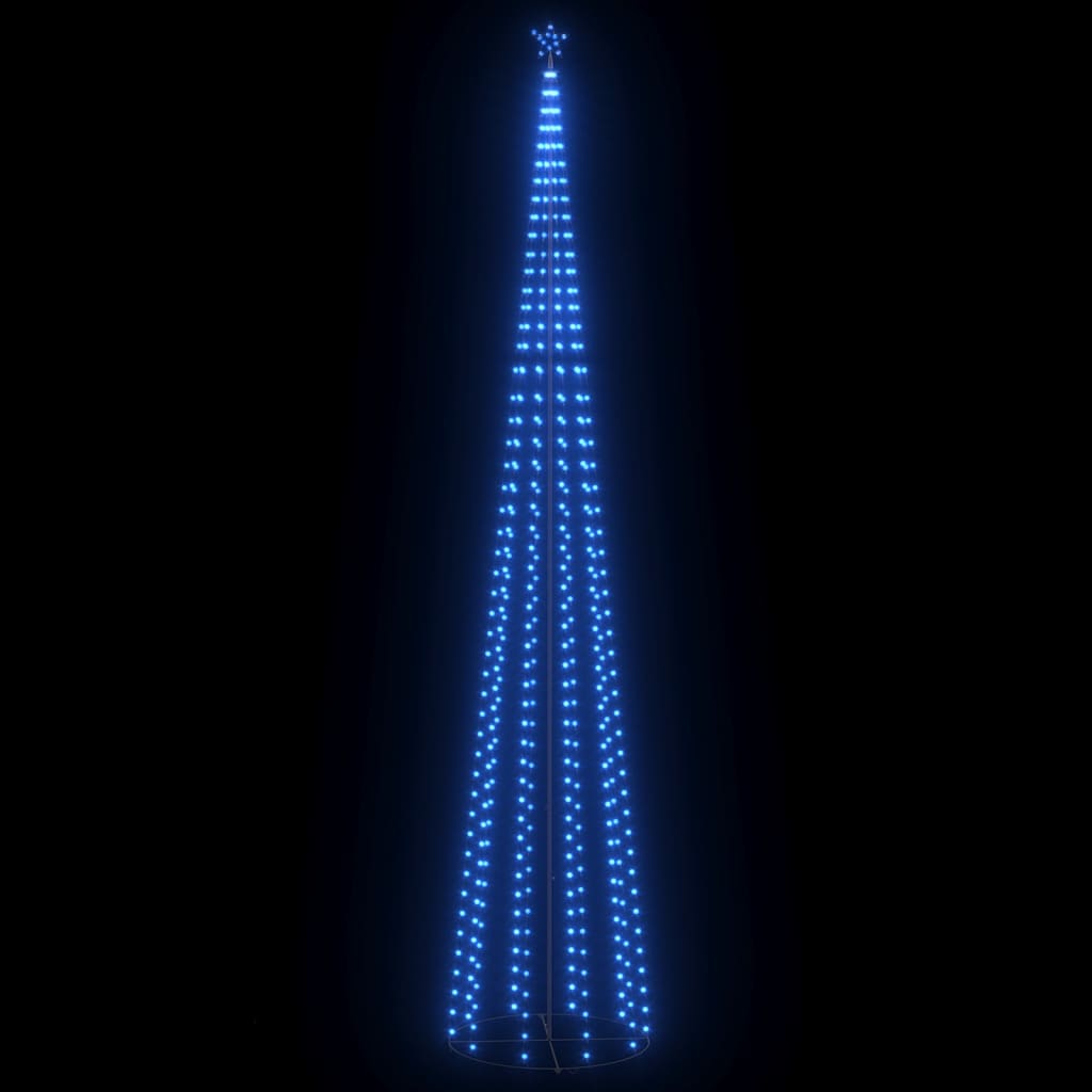 VIDAXL KegelKERSTBOOM 752 Blaue LEDs 160 x 500 cm