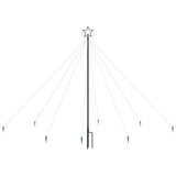 Vidaxl Weihnachtsbaumbeleuchtung 400 LEDs in 2,5 m blau