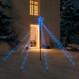 Vidaxl Weihnachtsbaumbeleuchtung 400 LEDs in 2,5 m blau