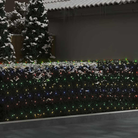 VIDAXL Weihnachtsknetzbeleuchtung 204 LEDs in 3x2 M Multicolours