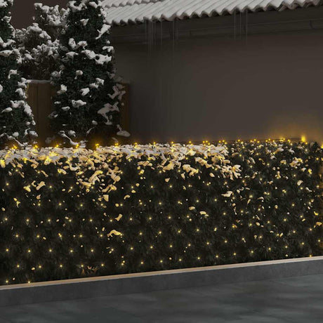 Vidaxl Weihnachtsnetzwerk beleuchtet 306 LEDs innerhalb und außerhalb von 3x3 M warmem Weiß