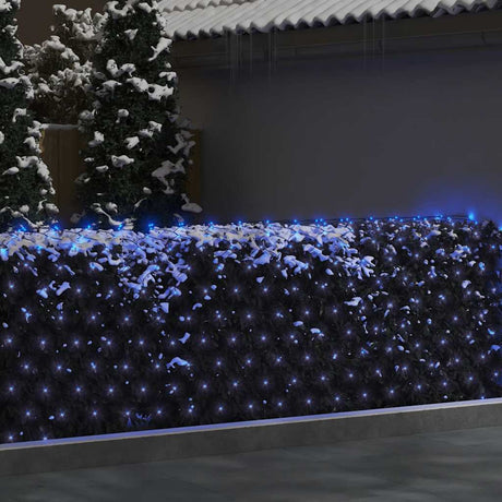 Vidaxl Weihnachtsnetzwerk beleuchtet 306 LEDs innerhalb und außerhalb von 3x3 m blau