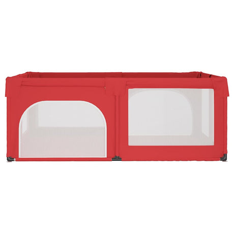Vidaxl Babybox mit 2 Türen Oxford Fabric rot