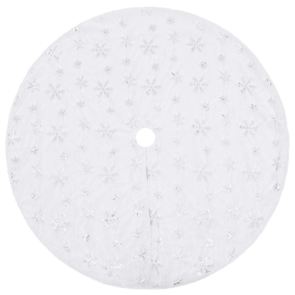 Vidaxx Luxus Weihnachtsbaumrock weiß 150 cm Kunstfell