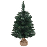 Vidaxl Kunstkerstboom mit Beleuchtung und Standard 60 cm PVC Green