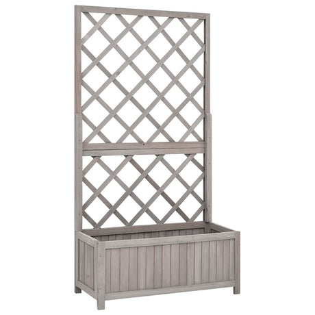 Vidaxl latwerkplantenbak 70x30x135 cm Festkiefergrau