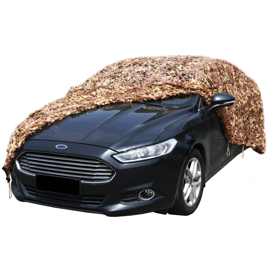 Vidaxl Camoufagenet mit Aufbewahrungstasche 5x6 M Beige