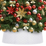 Vidaxl Weihnachtsbaumrock Ø54x19,5 cm Weiß