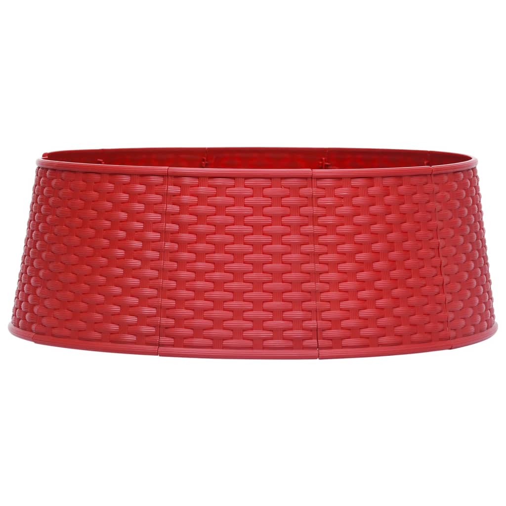 Vidaxl Weihnachtsbaumrock Ø65x19,5 cm rot