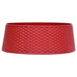 Vidaxl Weihnachtsbaumrock Ø65x19,5 cm rot