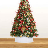 Vidaxl Weihnachtsbaumrock Ø65x19,5 cm Weiß