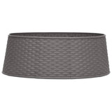 Vidaxl Weihnachtsbaumrock Ø65X19,5 cm Braun