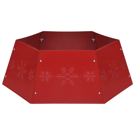 Vidaxl Weihnachtsbaumrock Ø68x25 cm rot