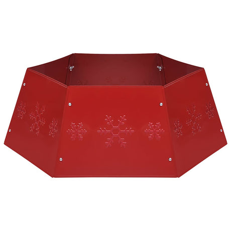 VidaXL Weihnachtsbaumrock ø68x25 cm rot