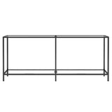 Vidaxl wandtafel 180x35x75,5 cm gehard glas transparant