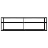 Vidaxl tv-meubel 140x40x40,5 cm gehard glas zwart