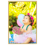 VIDAXL -Fotorahmen 5 PCs für Wand 70 x 90 cm MDF Goldfarbe