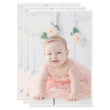 Vidaxl -Fotorahmen 3 PCs für Tabelle 10x15 cm MDF Silberfarbe