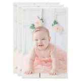 Vidaxl -Fotorahmen 3 PCs für Tabelle 13x18cm MDF Silberfarbe