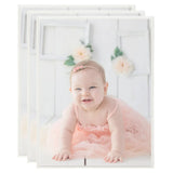 Vidaxl -Fotorahmen 3 PCs für Wand 40x50 cm MDF Silberfarbe