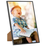 Vidaxl -Fotorahmen 3 PCs für Tabelle 21x29.7 cm MDF Schwarz