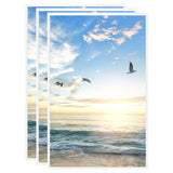 Vidaxl -Fotorahmen 3 PCs für Tabelle 10x15 cm MDF Weiß