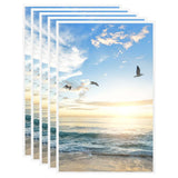 VIDAXL -Fotorahmen 5 PCs für Wand oder Tabelle 13x18 cm MDF Weiß