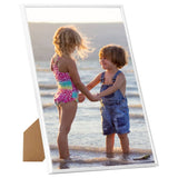 Vidaxl -Fotorahmen 3 PCs für Wand oder Tabelle 40x50 cm MDF Weiß