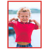 VIDAXL -Fotorahmen 5 PCs für Wand oder Tabelle 70x90 cm MDF rot