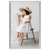 VIDAXL -Fotorahmen 3 PCs für Wand oder Tabelle 7x90 cm MDF Silberfarbe