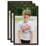 Vidaxl -Fotorahmen 3 PCs für Tabelle 10x15 cm MDF Schwarz
