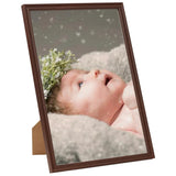 Vidaxl -Fotorahmen 3 PCs für Tabelle 10x15 cm MDF dunkelrot