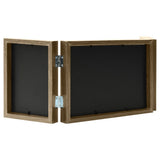 Vidaxl Fotorahmen Triptychon 22x15 cm+2x (10x15 cm) hellbraun