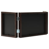 Vidaxl Fotorahmen Triptychon 22x15 cm+2x (10x15 cm) dunkelbraun