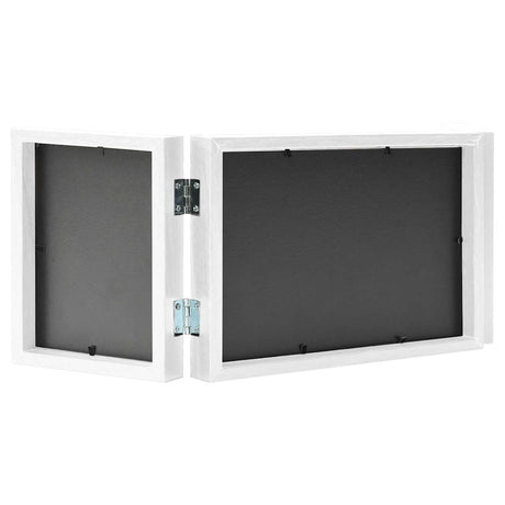 Vidaxl Fotorahmen Triptychon 28x18 cm+2x (13x18 cm) Weiß
