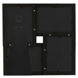 VIDAXL -Fotorahmen für 4x (10x15 cm) Foto MDF Schwarz