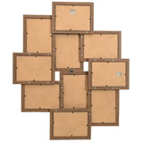 VIDAXL -Fotorahmen für 10x (13x18 cm) Foto MDF Lichtbruin