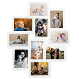 VIDAXL -Fotorahmen für 10x (13x18 cm) Foto MDF Weiß