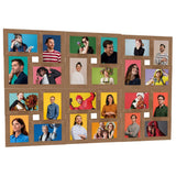 VIDAXL -Fotorahmen für 24x (10x15 cm) Foto MDF Hellbraun