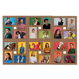 VIDAXL -Fotorahmen für 24 -fache (13x18 cm) Foto MDF Lichtbruin