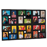 VIDAXL -Fotorahmen für 24 -fache (13x18 cm) Foto MDF Schwarz