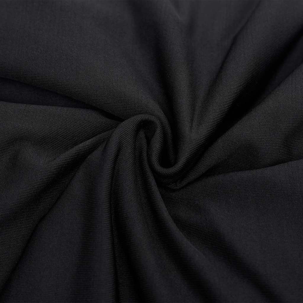 Vidaxl Bankhoes Stretch Polyester Trikotschwarz