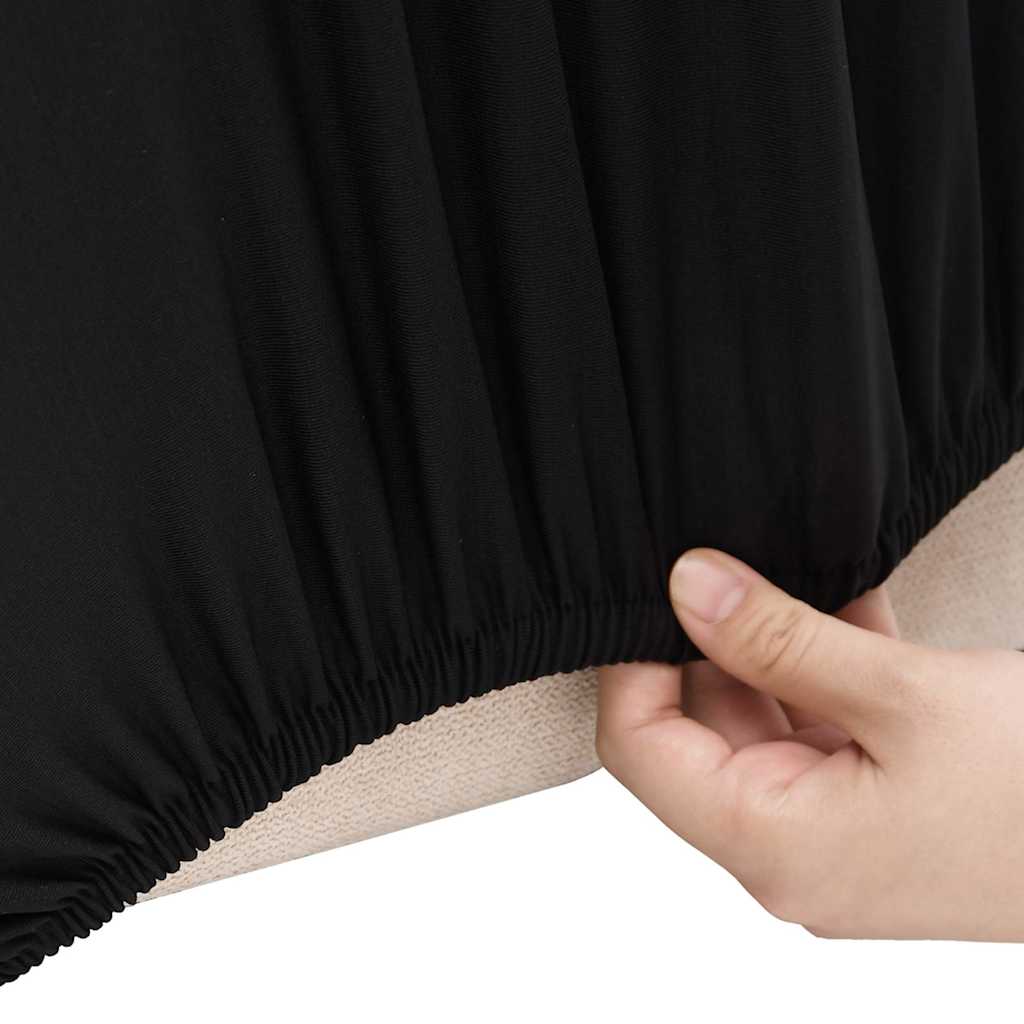 Vidaxl Pinzitsbankhoes Stretch Polyester -Trikotschwarz