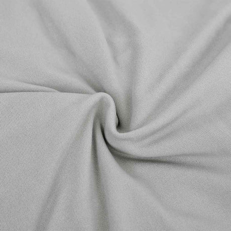 Vidaxl Drei -Eierer -Bankabdeckung Stretch Polyester Jersey Grey