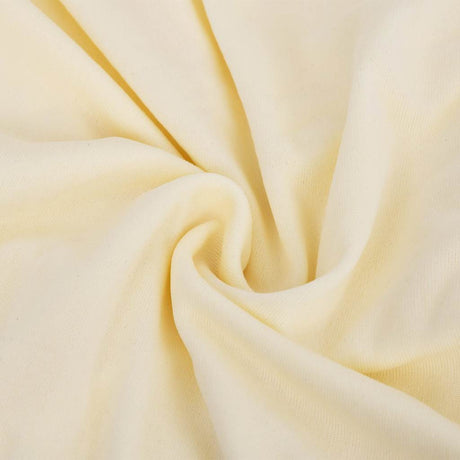 Vidaxl Pinzitsbankhoes Stretch Polyester Jersey Cream -Colored