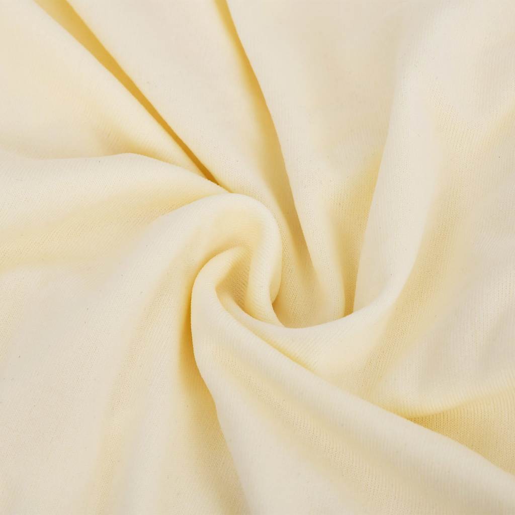 VIDAXL Drei -Eierer -Bankabdeckung Stretch Polyester -Jersey Cream -Colored
